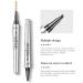 Long-Lasting Waterproof Eyebrow Pencil with 4 Tip Micro Head - #3 Reddish Brown Liquid Microblading Pen for Natural Eyebrow Makeup - Buy Online on GoSupps.com