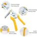 sunroot Type M Nail Ring Pliers Type M Nail Ring Pliers Type M Nail Ring Pliers Thickened for Manual Tying (M Nail +2400Clips) - Buy Online on GoSupps.com