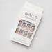 Buy 24 Pcs Glitter French Press on Nails | Nude Fake Nails with Silver Glitter | Short Square Full Cover Stick-On Nails for Women | Spring Summer Acrylic Nail Design - Buy Online on GoSupps.com