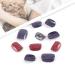 Sethexy Square Wrong Nails - Sparkle Red & Blue Acrylic Press-On Nail Art - 24 Complete Cover Tips for Women & Girls - Shop Internationally! - Buy Online on GoSupps.com