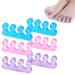 MINAYANLEO 3 Pairs Soft Gel Toe Separators Toe Spacers Toe Stretchers Separators for Overlapping Toes Correct Bunions Hammer Toe Foot Pain Relief