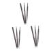 DOITOOL 3pcs 2 1 Eyebrow Brush Eyebrow Pen Eyebrow Makeup Eyebrow Pencil Brush 3d Automatic Written 1 count (Pack of 1) As Shownx3pcs