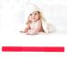 Hollow Teething Tube for Babies - Soft Silicone Chew Toy with Cleaning Brush (Red) - Buy Online on GoSupps.com