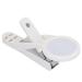Stainless Steel Adjustable Nail Snap with Magnifying Glass for Seniors - Fingernail & Toenail Cutter Care (White) - Buy Online on GoSupps.com