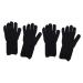 Housoutil 2 Pairs Heat Resistant Gloves Anti-scalding Gloves Hair Curling Iron Hair Rollers Hair Curler Gloves Powder Glove Heat-resistant Gloves for Perm Hair Straightener Gloves Curls 25X11cm Black