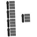 Baluue 500 Pcs Mini Eyeshadow Swab Eyelash Applicator Mini Lip Brush Eyeshadow Sponge Brush Plastic Black