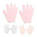 FRCOLOR 3 Pairs Cover Lotion Gloves Hand Gloves Moisturizing Overnight Gloves for Sleeping Moisturizing Gloves Silicone Gloves Girl Child Care Safety Mask Silica Gel