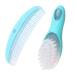 Healifty Newborn Hair Brush 1 Set Baby Brush and Comb Soft Newborn Infant Hair Brush Blue