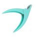 False Nail Tip Clipper Adjustable DIY Stainless Steel Nail Tip Cutter Manicure for Square Nail (Green)