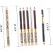 FOMIYES 6 Pcs Black Eyeliner Pencils Professional Eyebrow Pencil Eyebrow Pencil Brush Girl Miss Palette 1 count (Pack of 1) Picture 1x3pcs - Buy Online on GoSupps.com