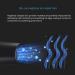 Hair Dryer Professional Blue Light Ionic Hairdryer 2000W Salon Fast Blow Dryers 3 Heat 2 Speed Settings Cool Shot Low Noise Hairdryer Powerful AC Motor with Nozzle for Home & Salon Small Gift - Buy Online on GoSupps.com