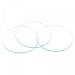 sourcing map 6pcs Watch Replacement Parts Crystal Round Lens Flat Glass 30.5mm Clear