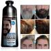 Mokeru Beard Dye Shampoo for Men 200ML - Remove White Grey Beard Hair - Men Beard Shampoo - Buy Online on GoSupps.com