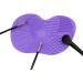 Small Purple Silicone Makeup Brush Cleaner with Strong Suctions - Multiple Rugged Patterns - Buy Online on GoSupps.com