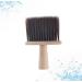 Minkissy 1pc Brown Barber Brush - Hair Salon Shaving Brush for Hair Cleaning & Styling | International Shipping Available - Buy Online on GoSupps.com