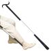 IMBRUB Socken helper for older people - sock extension aid - multifunctional sock helpers with shoe open function removable adjustable dressing hooks for pregnant women black and white D