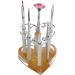 Hemoton 4 Pcs Nail Art Heart Pen Holder Makeup Brush Nail Art Painting Pen Rack Lip Liner Organizer Make up 8.7X8.5X6.8cmx2pcs Assorted Colorx2pcs - Buy Online on GoSupps.com