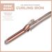 Titanium Curling Iron Luxe Series - Rose Gold Professional Hair Styling Tool | Fast Heating & Adjustable Temperature for Salon-Quality Curls | 1 Inch - Buy Online on GoSupps.com