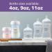 Philips Avent Natural Baby Bottle With Natural Response Nipple Clear 4oz 3 pack SCY900/03 - Buy Online on GoSupps.com