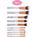 Marble Makeup Brush Set Professional Blending Cosmetic Brushes for Foundation Powder 10PCS - Buy Online on GoSupps.com