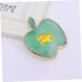 9x8.6cm Green Resin Nail Art Mixing Palette - Manicure Cosmetic Pigment & Polish Makeup Display Plate - Buy Online on GoSupps.com