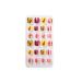 dijiusidy 1 Set Christmas Nail Wraps Cartoons Style Decor Adorable False Fingernails Children Removable Art Decals DIY Manicure PNT-16-18