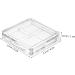 Didiseaon 6 Pcs Transparent Square Eye Shadow Box Balm Blusher Containers Empty Highlighter Palette Plastic - Buy Online on GoSupps.com