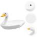 Ciieeo Ceramic Swan Soap Dish Decorative Soap Dish Sink Cute Stand Portable Duck Soap Dish Shower Bathroom Soap Holder Animal Travel Soap Case Ceramic Soap Holder Bracket White Ceramics White 15X10.5X9CM - Buy Online on GoSupps.com