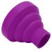 Collapsible Silicone Hair Dryer Diffuser for Portable Travel | Purple Universal Diffuser for Hair Blow Dryer - Buy Online on GoSupps.com