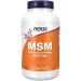 Now Foods MSM 1.000mg 240 Vegan Capsules Lab-Tested Sulphur Gluten Free SOYA Free Vegetarian