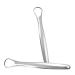 IUNSER Scraper Women Kids Tongue Cleaner Steel Men for Adults Stainless Cleaner Tongue Beauty Tools Microdermabrasion Device ... (Silver One Size) silver unit size