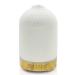 Essential Oil Diffuser Aromatherapy Air Cool Mist Diffuser 100ml Ceramic Aroma Scent Diffusers Humidifier with Auto Shut Off Ultrasonic Quiet/4 Timing Set/7 LED Lights for Home Office Sleep Lattice Wood