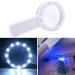 Lightweight Magnifying Glass 30X High-Definition Optical Glass Lens Hand-Held Magnifier for Reading Books Magazines and Newspapers Lofty Ambition - Buy Online on GoSupps.com