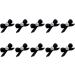 FEIlei 10Pcs 3D Bow Nail Art Decorations Bowknot Nail Accessories Nail Charms Nail Art - Buy Online on GoSupps.com