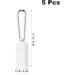 Supvox 5-Pack Hearing Aid Battery Holder - Portable Plastic Cells Storage Box with Key Rings for Home & Travel - Buy Online on GoSupps.com
