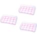 Healeved 3pcs 15 Eggs Egg Holder for Fridge Acrylic Tray Kitchen Egg Holder Container High Capacity Egg Rack - Buy Online on GoSupps.com