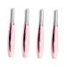 Mipcase 4pcs Eyelash Curler Eyelashes Curler Rechargeable Lash Curler Heating Eyelash Perm Heater Lash Curler Electric Curlers Mini Hair Crimper Abs Pink Curling Iron Make up