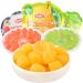 Peel fruit fudge 68% fruit juice content wedding candies Mango fudge lychee white peach fudge healthy nutrition snacks Chinese snack gifts candy dessert (grapey 5 packs) grapey 5 packs