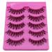 JUNGEN 5 Pairs 3D Artificial False Eyelashes Reusable Natural Look for Makeup | International Shipping - Buy Online on GoSupps.com