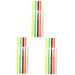 Didiseaon 15 Pcs Halloween Paint Pen Eye Liner Fluorescence Liner Glow Eyeliner Pencil Stamp Eyeliner Plastic 12.00X0.80X0.80CMx3pcs Assorted Colorx3pcs