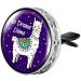 Wild Essentials Enamel Finish No Drama Llama Aromatherapy Car Air Freshener Essential Oil Car Vent Diffuser With Vent Clip and 8 Color Refill Pads