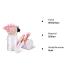 16-Piece Pink Marble Make-Up Brush Set with Holder | Foundation Eyeshadow & Eyebrow Brushes Perfect for Professionals & Beginners - Buy Online on GoSupps.com