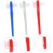 Doitool Toothbrushes Set - 3 Pro Toothbrushes for Dental Care Prosthesis Cleaning & Accessories | Optimal Oral Hygiene - Buy Online on GoSupps.com