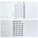 XL Cold Seal Monthly Medication Blister Pack Cards - 31 Day Supply (6 Pack) | Easy Fill & Seal Tri-Fold Booklet | No Equipment Needed - Buy Online on GoSupps.com