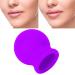 2-Colored Silicone Lip Filler & Pump - Beauty Tool for Home & Salon Face Massage - Purple - Buy Online on GoSupps.com