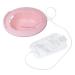 Carex Sitz Bath, Over-the-Toilet Perineal Soaking Bath, for Hemorrhoidal Relief, Ideal for Post-Episiotomy Patients Pink