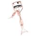 Samuliy Eyelash Curler for Eyelashes Eyelash Curler Fishtail Shape Eyelash Curler Portable Makeup Accessories Beautiful Ergonomic Eyelash Tools for Opening Eyes and Raised Eyelashes A4 Electroplated Rose Gold With Black Comb Rose