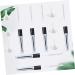 KALLORY 2 18pcs Mascara Tube 10ml Empty Tube Funnel Dropper Transfer Pipettes Eyelash Bottle Blowing 10.5X1.7cm Black - Buy Online on GoSupps.com