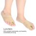 Hallux Valgus Bandage & Big Toe Straightener - Pain Relief Orthosis | Night Splint Sock for Hallux Valgus Correction (S 35.39 Code) - Buy Online on GoSupps.com