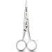 Candure Professional Beard and Moustache Scissors - Stainless Steel Trimming Scissors for Ear, Nose, Eyebrows, and Eyelashes - Buy Online on GoSupps.com